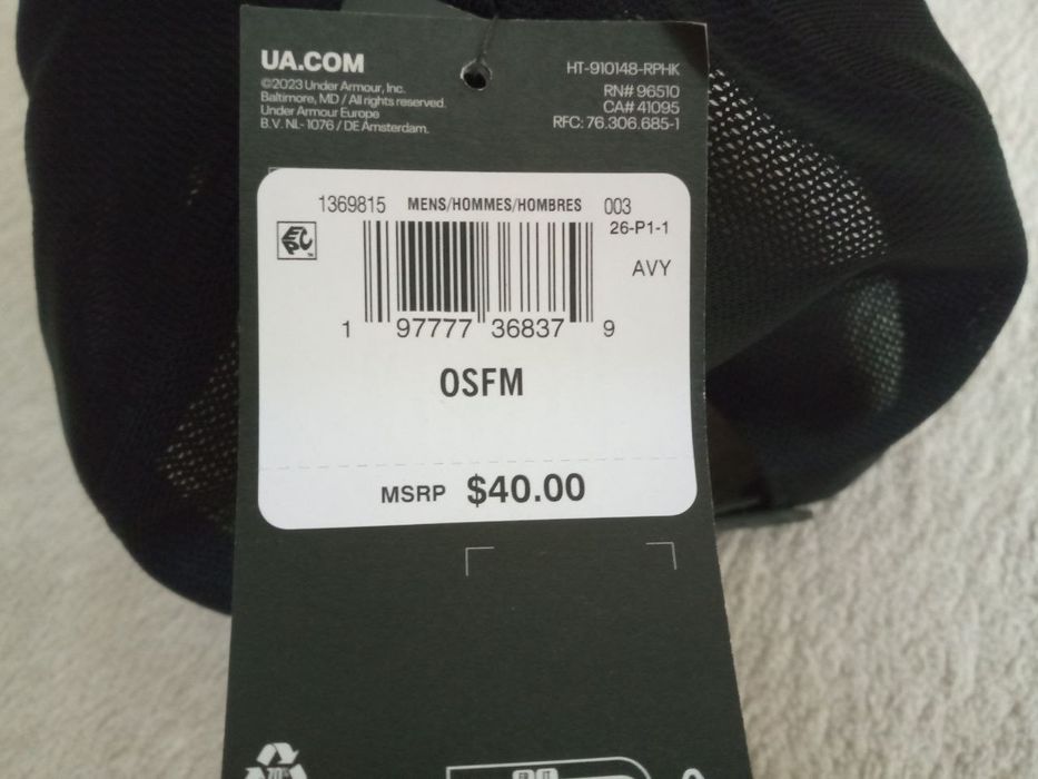 Оригінал Under Armour Project Rock Trucker Hat 1369815 кепка бейсболка