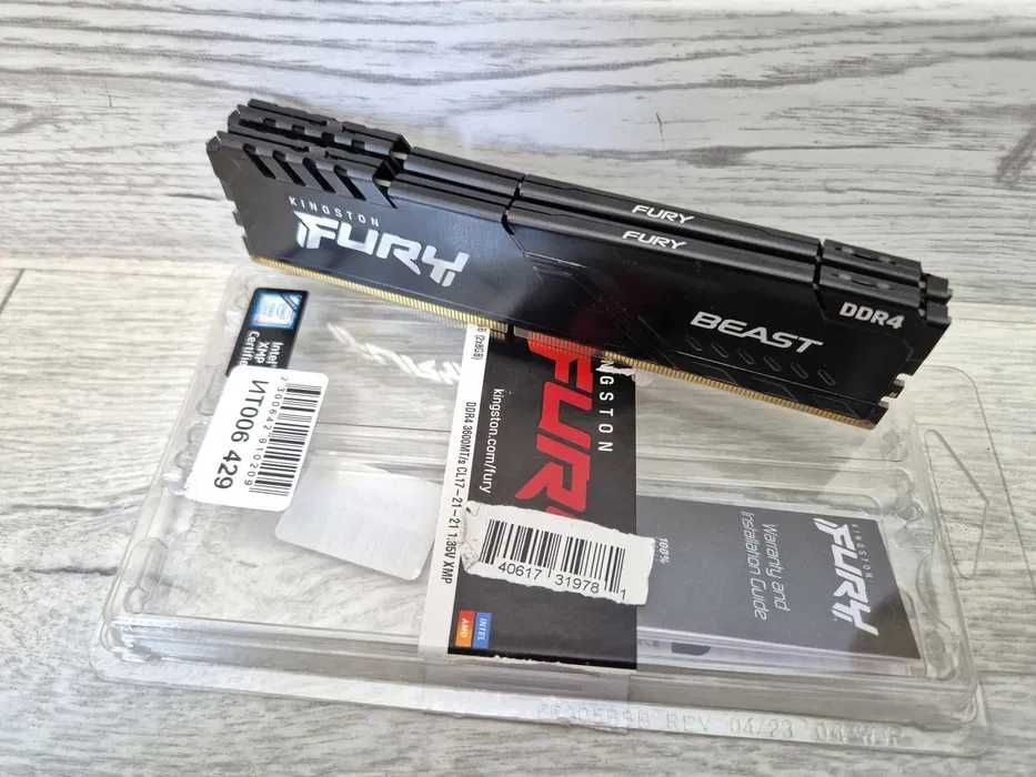 Обмен/Продажа 2 КОМПЛЕКТА Kingston FURY 2х8 3600 DDR4 17-21-21 SK Hynix