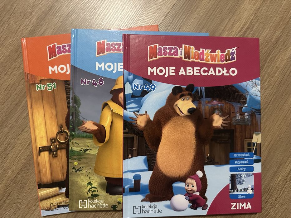 Nr 48,49, 51Masza i Niedźwiedź MOJE ABECADŁO nr 51 WIOSNA