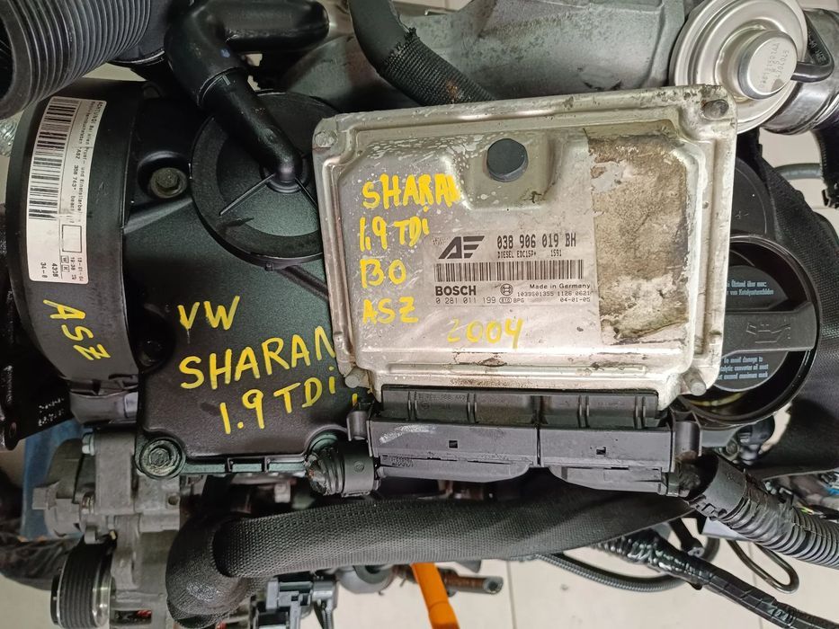 centralina vw sharan 1.9TDI 130cv ASZ centralina 0281011199/ 038 906