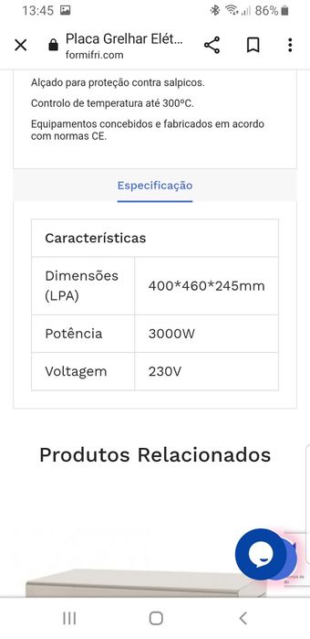 Placa grelhar fry-top