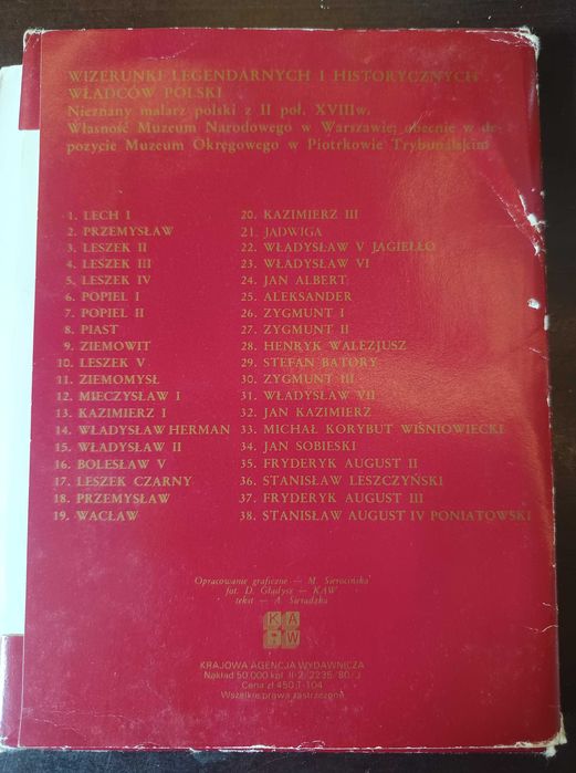 Wizerunki legendarnych i historycznych władców Polski