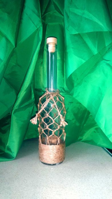 Бутылка декоративная