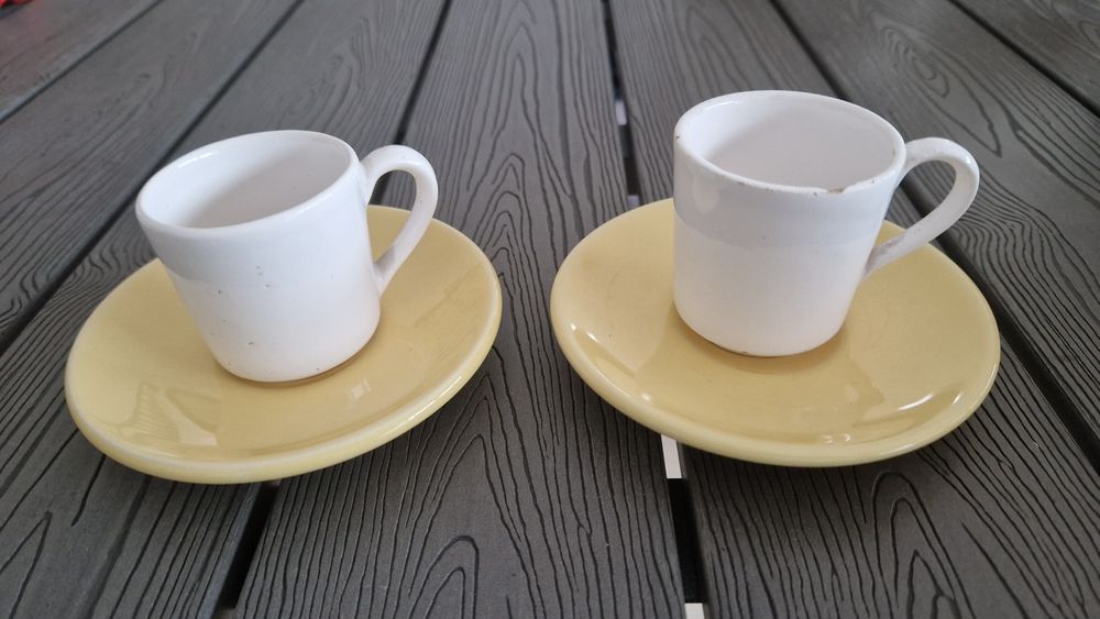Conjunto 2 chavenas e 2 pires de café
