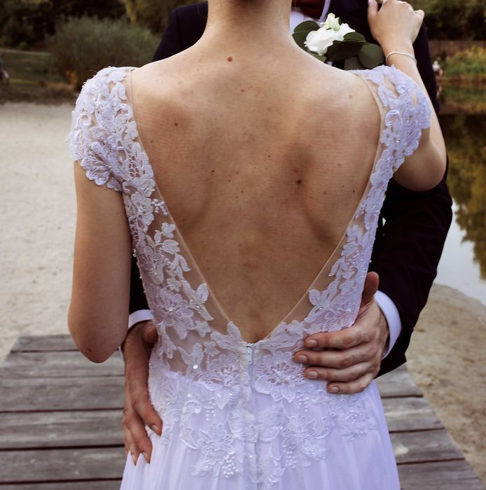 Sprzedam suknię ślubną Herm's Bridal Bellair S