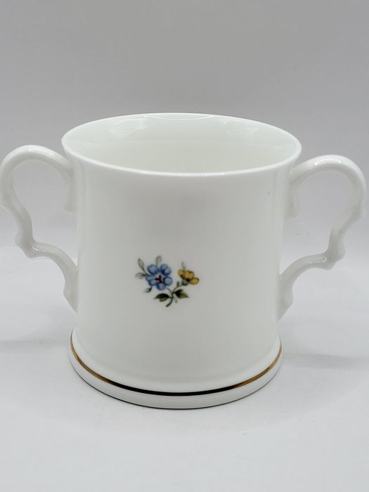 Porcelanowy kubek dwuuchwytowy Polly Anna