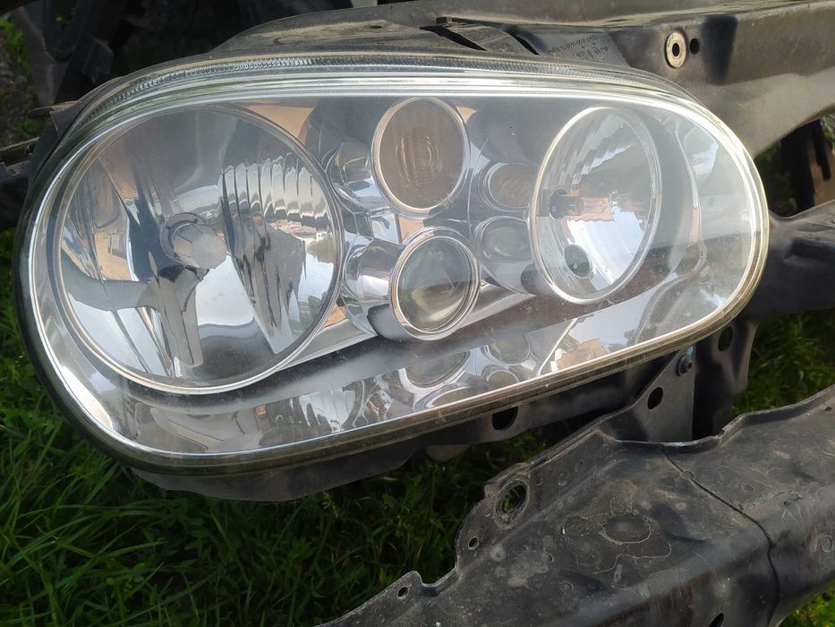 volkswagen golf 4 przód maska zderzak pas przedni lampa