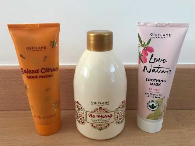 Creme de Mãos + Espuma de Banho + Máscara Facial