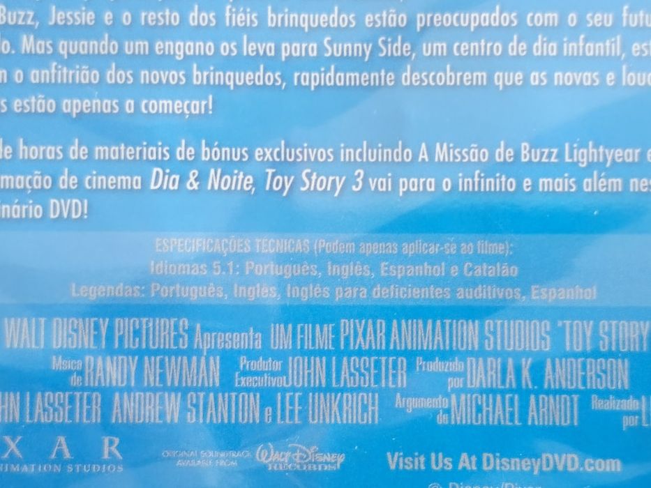 DVD Toy Story 3 Disney
