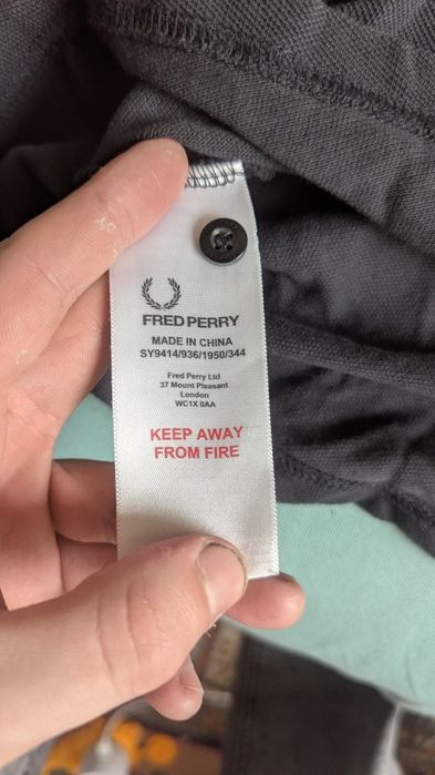 Кофта fred perry