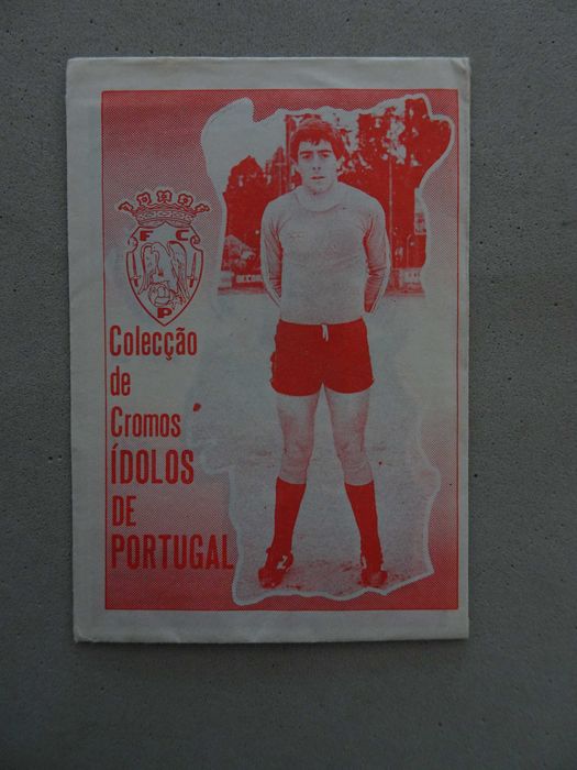 Carteira de cromos fechada Futebol Ídolos de Portugal - F C P