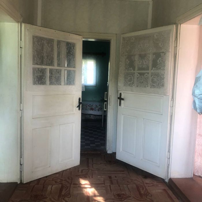 Будинок, ставок, земля біля Карпат, річка, ліс