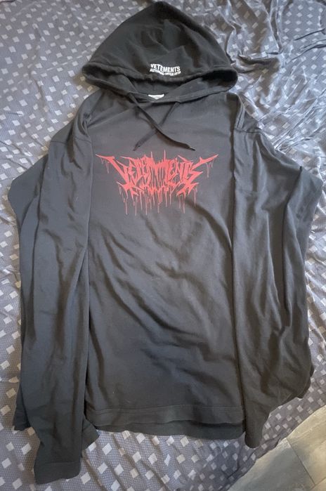 vetements metal longsleeve 2018 Demna