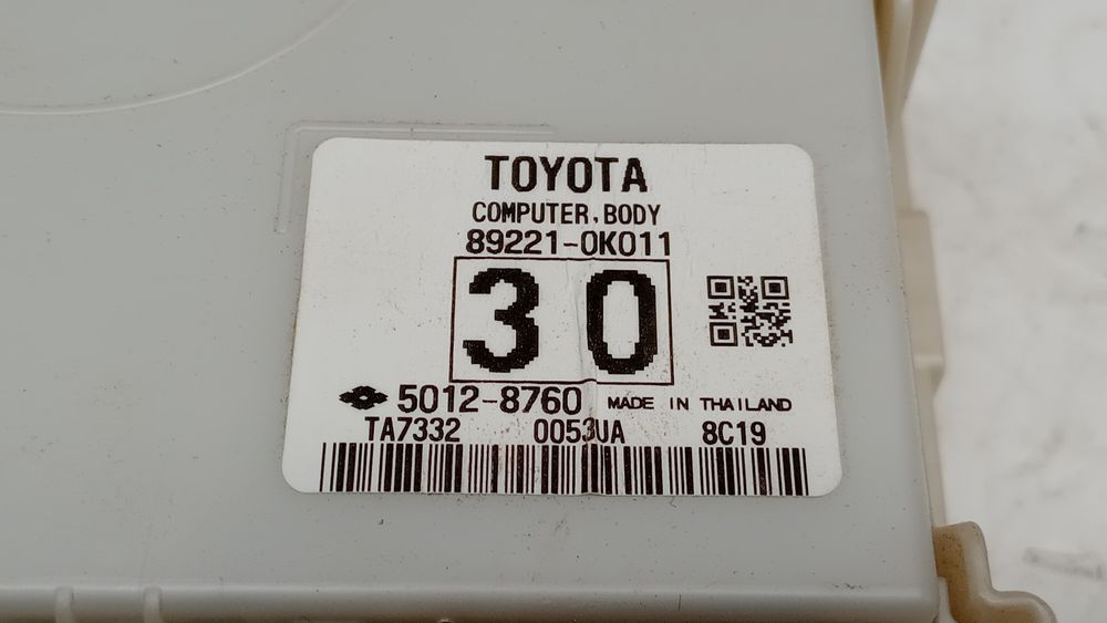 Caixa fusíveis / SAM / BSI TOYOTA Hilux VIII Pick Up (_N12_, _N13_)