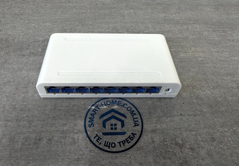 ‼️1 Гбіт 1000 Мбіт гігабітний комутатор на 8 портів портов світч свитч