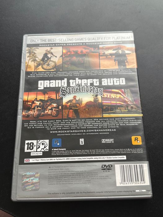 Grand Theft Auto San Andreas PS2