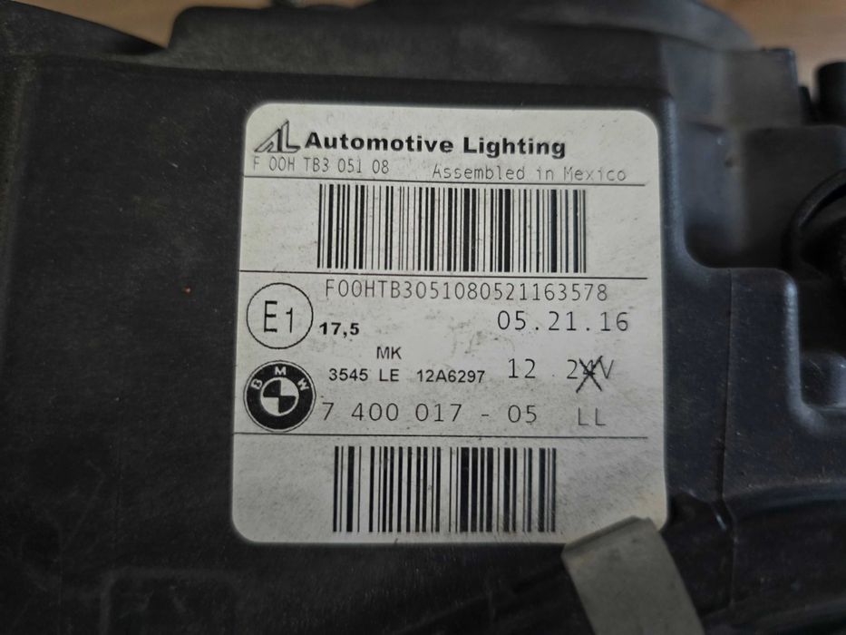 Lampa BIXENON Bmw X3 2016 R Uszkodzona Działająca