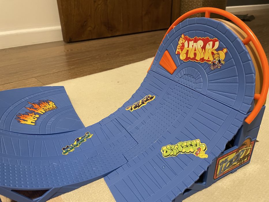 Fingerboard Rampa, skatepark Hot Wheels.