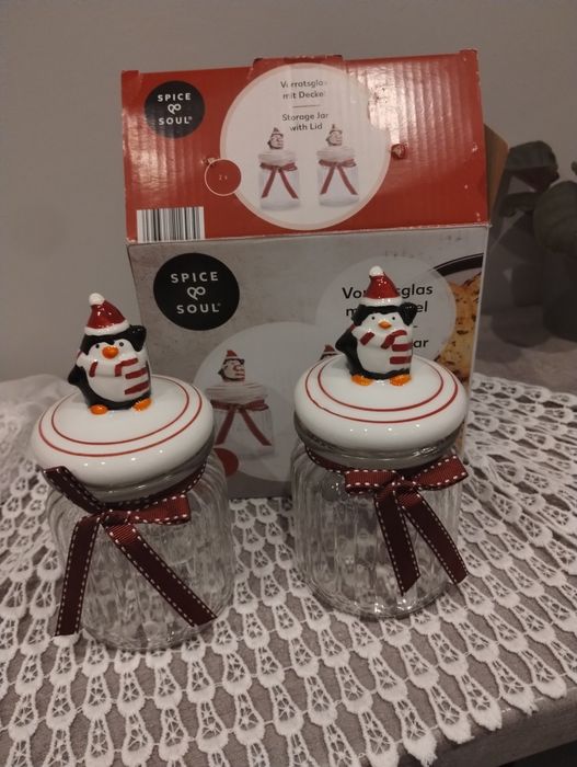 Sprzedam świąteczne słoiczki nowe
