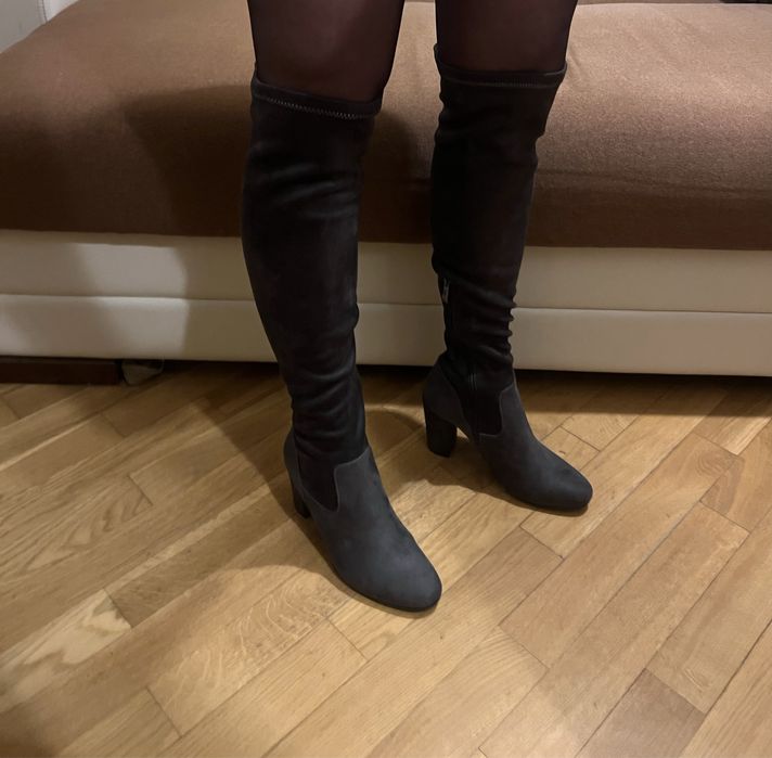 Чоботи ботфорти 40