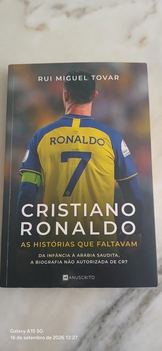 Livro "Cristiano Ronaldo - as histórias que faltavam"