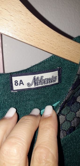 Vestido Verde e Azul