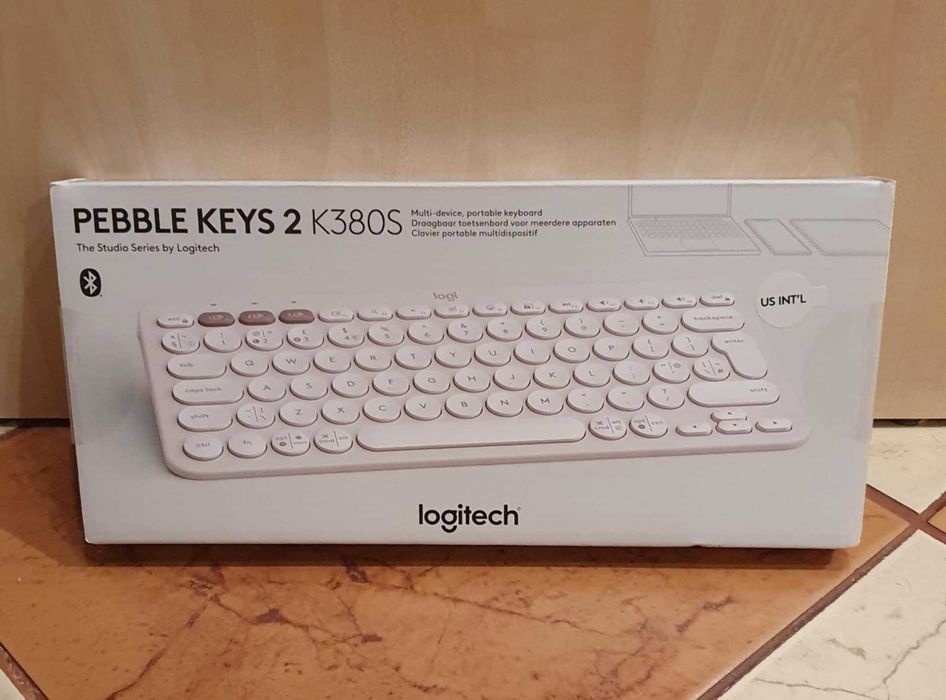 Klawiatura bezprzewodowa LOGITECH Pebble Keys 2 K380s Biała