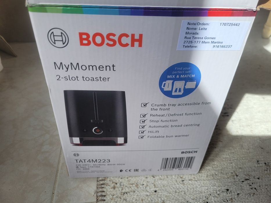 Torradeira BOSCH