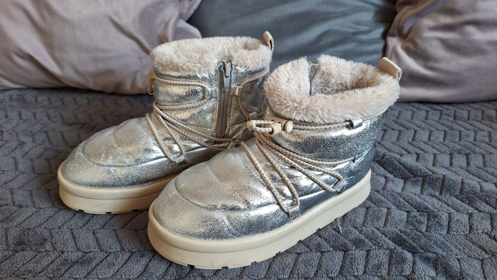 Zara 35 Sniegowce buty zimowe
