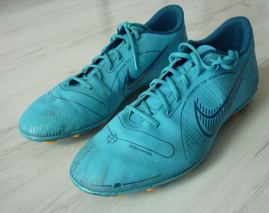 Piękne męskie buty sportowe korki NIKE MERCURIAL r. 46 wkł 30 cm skóra