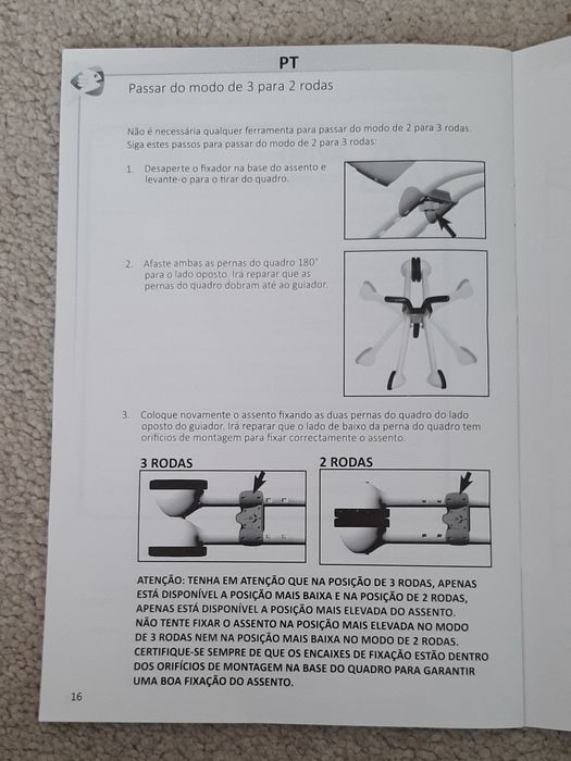 Triciclo a bicicleta - Chillafish Bunzi