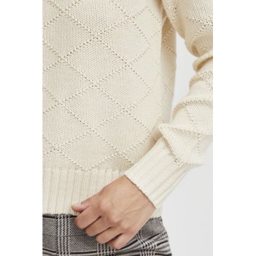 Молочний светр джемпер ХС