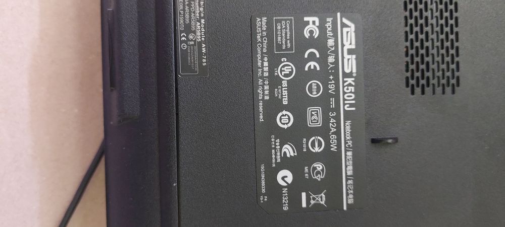 Laptop Asus k50ij
