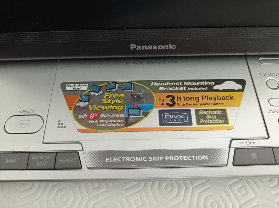 2 DVD-LS91 Panasonic avariado 50% de desconto