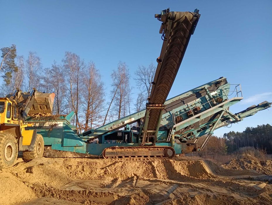 Przesiewacz Powerscreen Chieftain 2100 dodatkowy zamiana