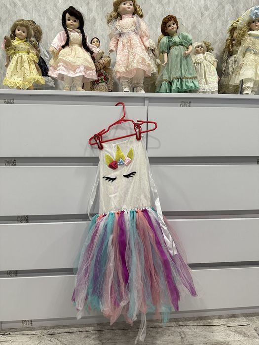 Сукня з єдинорогом. Пошите на замовлення. Для дівчинки 6-8 років.