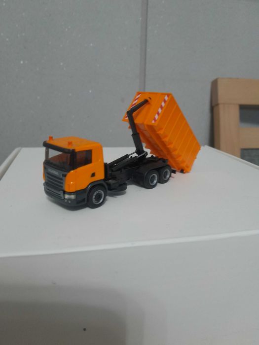 Man hakowiec z przyczepą herpa 200 zł. Scania hakowiec 120 zł