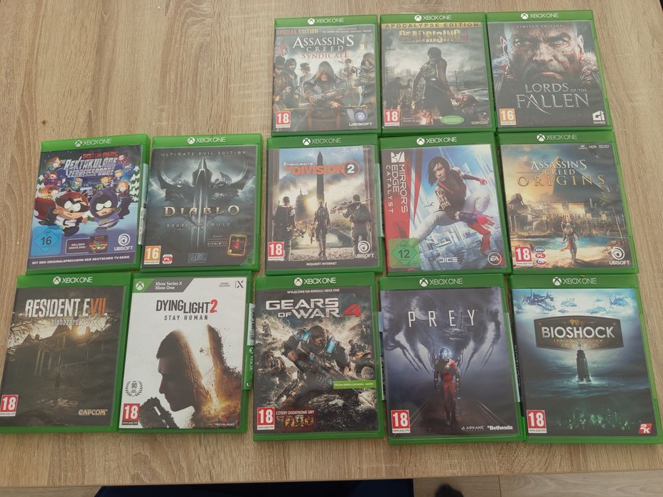 Gry xbox one, sprzedam wymienie