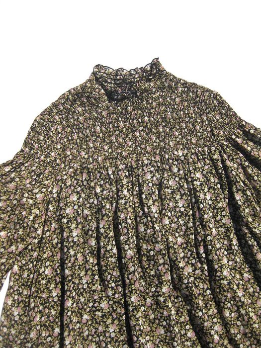 Цветочное лёгкое шифоновое платье с рукавом & Other Stories XS S