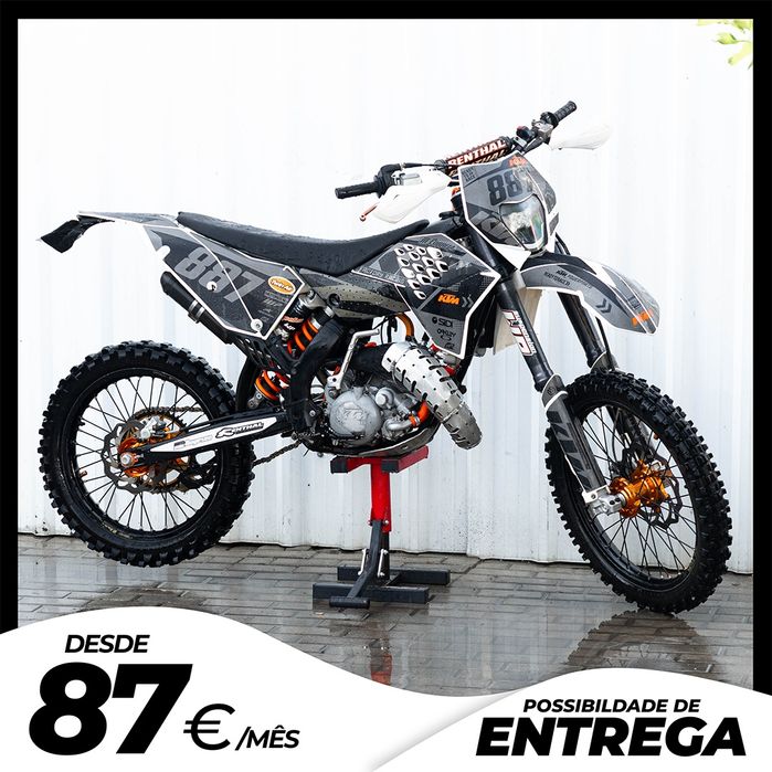 MATRICULADA KTM EXC 125 11KW ATÉ 87€/MÊS