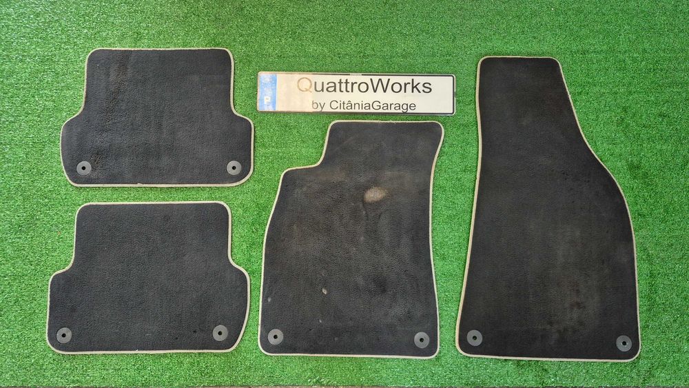 Alcatifa Preta Audi A4 B6 B7 8E Original OEM + Tapetes Audi Exclusive Originais
