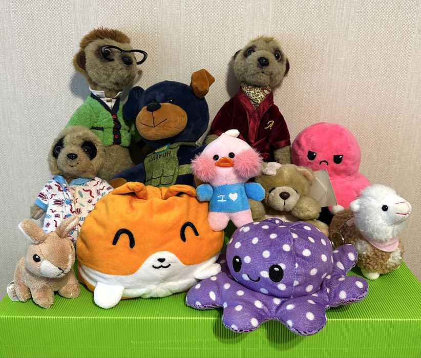 Мягкие игрушки. Пес ПатронПеревертыши. Сурикаты.