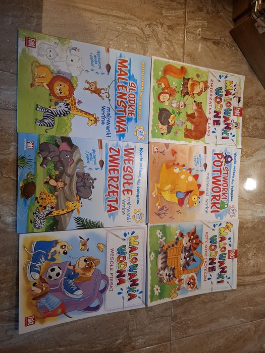 Malowanki wodne komplet