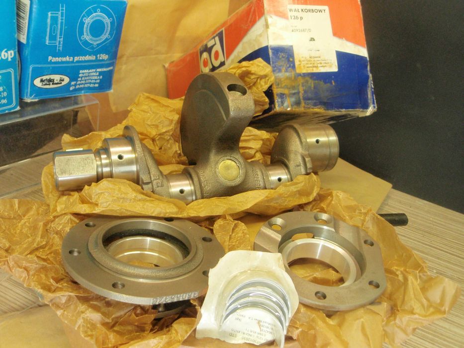 fiat 126p wał nowy panewki nowe przód tył korbowodowe 1497