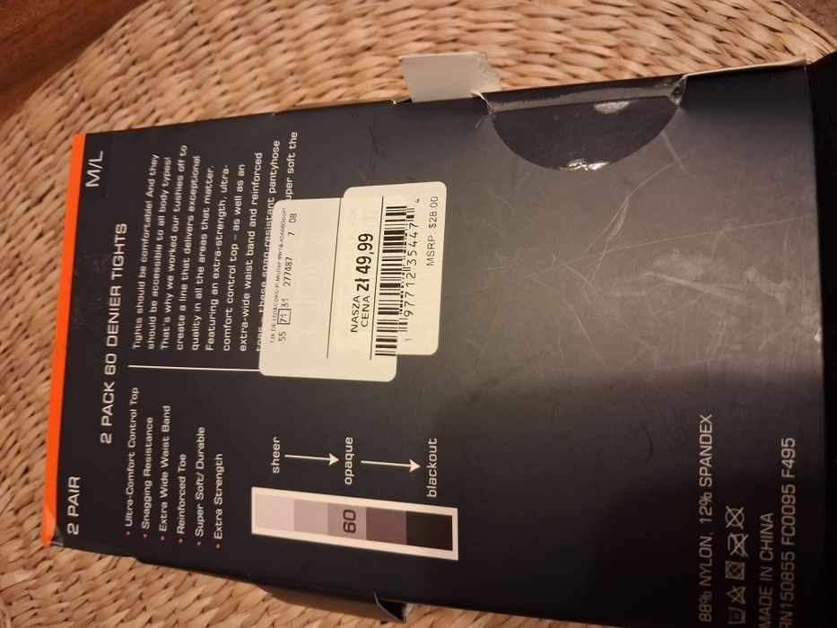 Rajstopy French Connection  2 szt