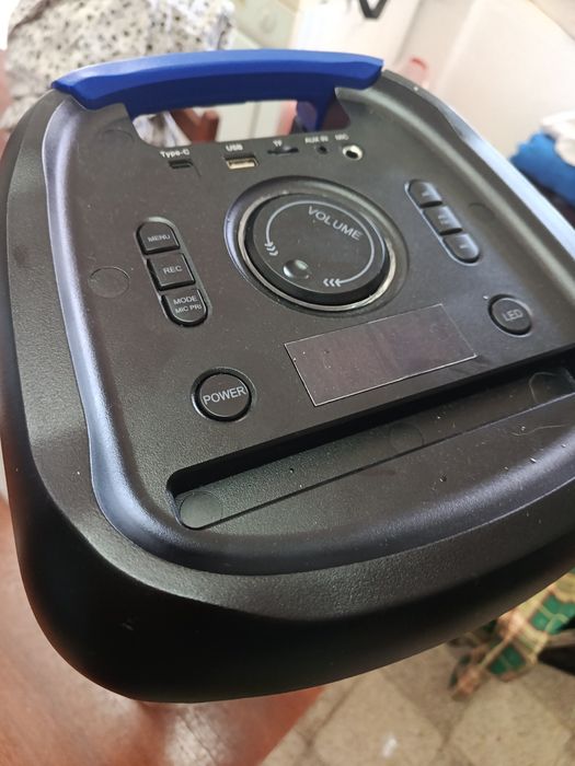 Coluna portátil 80w
