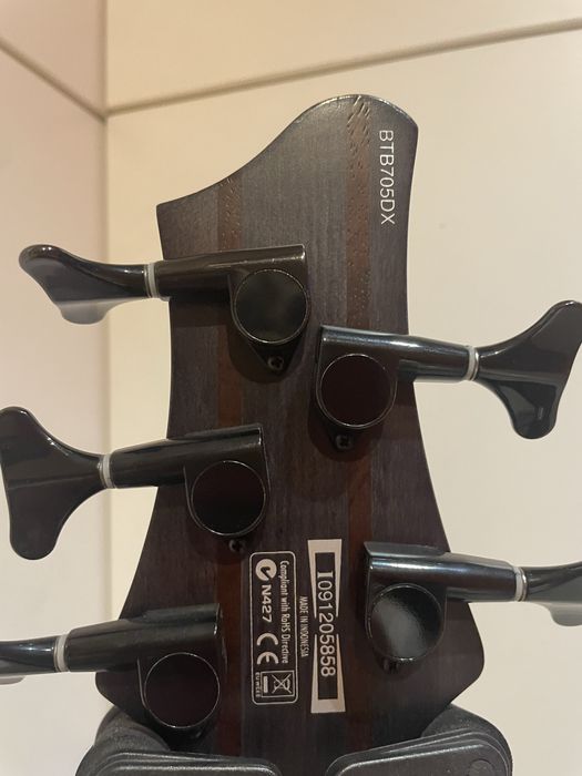 Ibanez btb 705 dx gitara basowa 5 strun struonwa aktywna metal EMG
