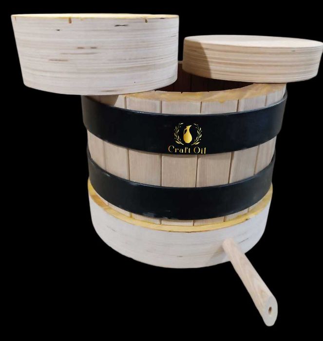 Гідравлічний маслопрес холодного віджиму олії | Прес. Діжки капролон