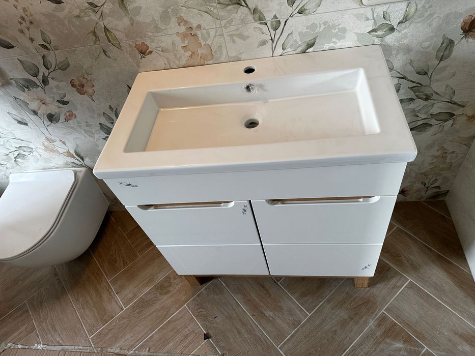 Тумбочка в ванну 80см