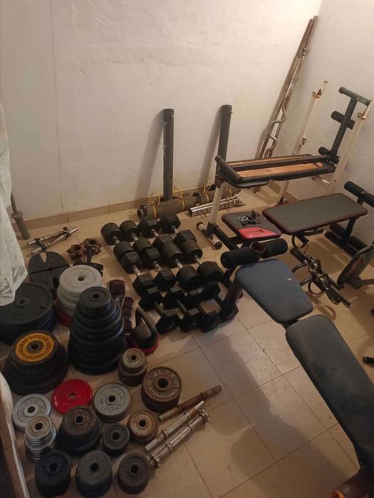 OPORTUNIDADE ATÉ FIM DE ABRIL - Conjunto de musculação- FAÇA A SUA OFE